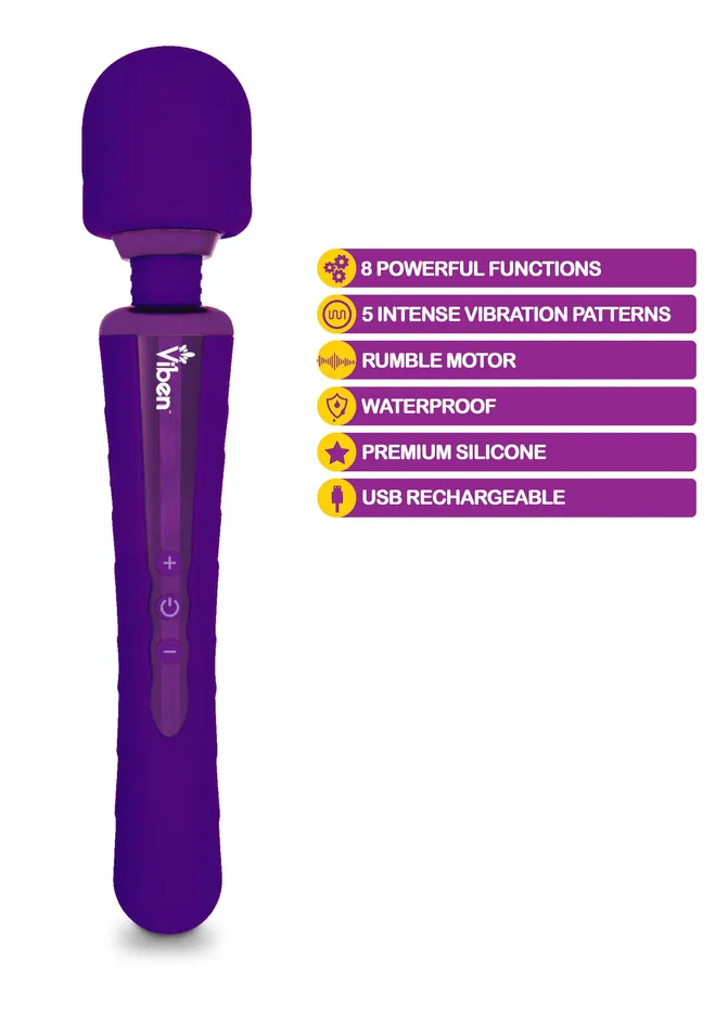 Viben Vibrators | Obsession - Intense Wand Massager - Violet