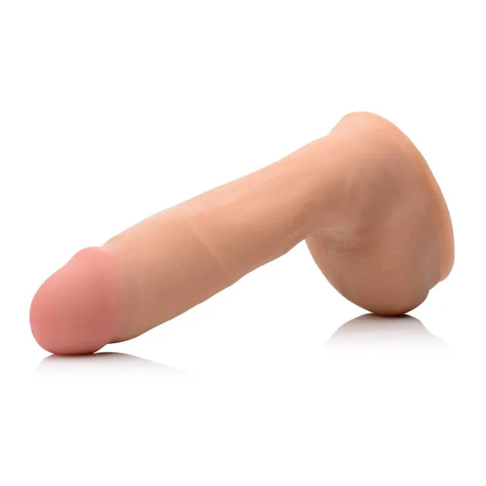 XR Brands Dildos | Loadz 8'' Dual Density Squirting Dildo - Flesh 20.3 cm Squirting Dong