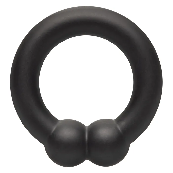 Alpha Liquid Silicone Muscle Ring Black CalExotics Male Sex Toys
