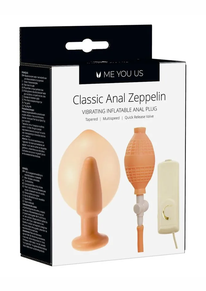 Anal | ME YOU US Classic Anal Zeppelin Vibrating Inflatable Butt Plug - Me You Us