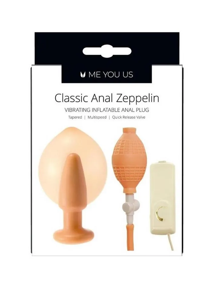 Anal | ME YOU US Classic Anal Zeppelin Vibrating Inflatable Butt Plug - Me You Us