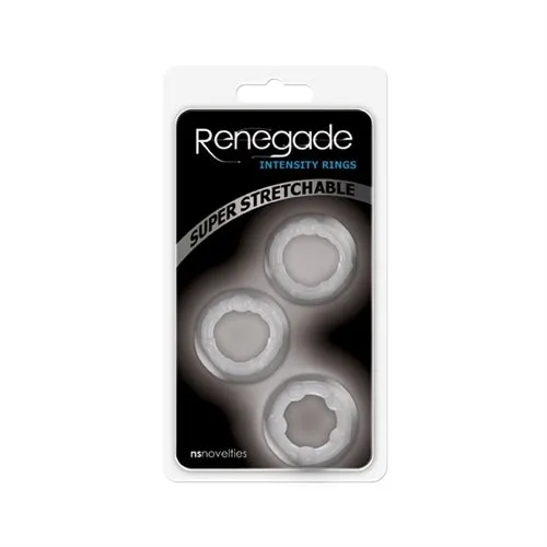 Anal | Renegade Intensity Rings - Clear - nsnovelties