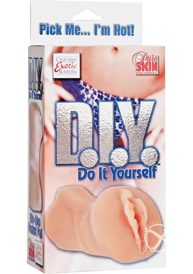 CalExotics Male Sex Toys | D.i.y. Do It Yourself Pocket Pal Stroker - Pussy