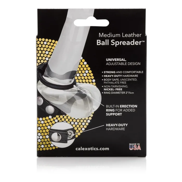 CalExotics Male Sex Toys | Medium Leather Ball Spreader CalExotics Male Sex Toys | Medium Leather Ball Spreader