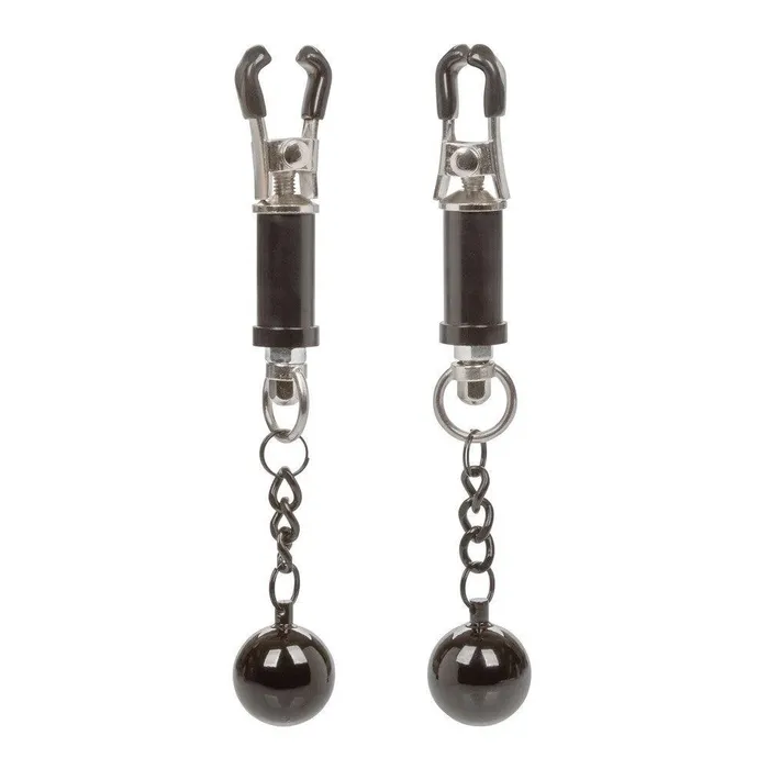 California Exotic Female Sex Toys Nipple Grips Weighted Twist Nipple Clamps