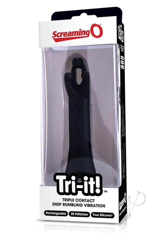 Charged Female Sex Toys | Tri It Silicone USB Rechargeable Clitoral Stimulation Vibrator Waterproof