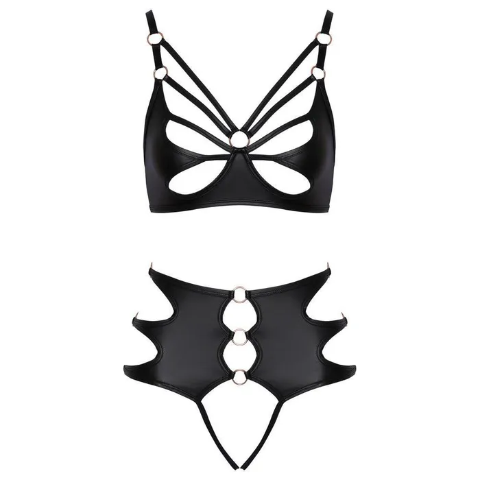 Crotchless Bondage Bra Set | Cottelli Collection Couples