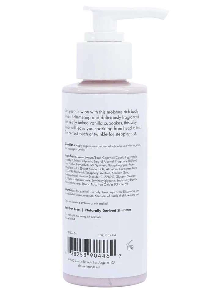 Dildos | CGC CG Glow Vanilla Cupcake Fragranced Shimmer Lotion