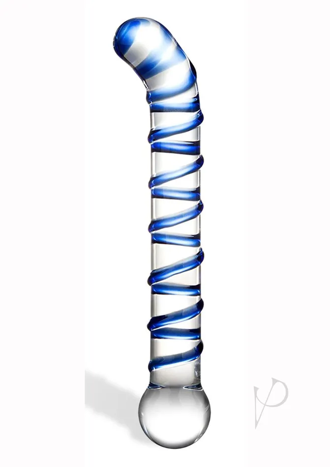 Dildos | Hustler Mr Swirly G-Spot Glass Dildo 6.5