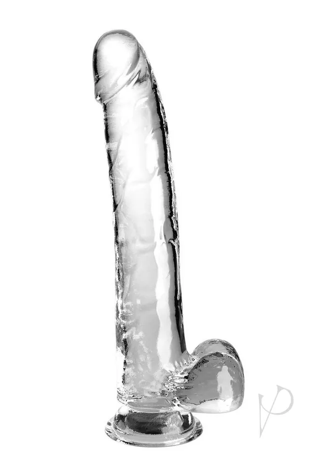 Dildos | King Cock Clear Dildo with Balls - King Cock