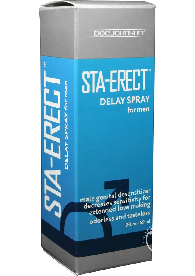 Doc Johnson Female Sex Toys Staerect Delay Spray For Men 2Oz