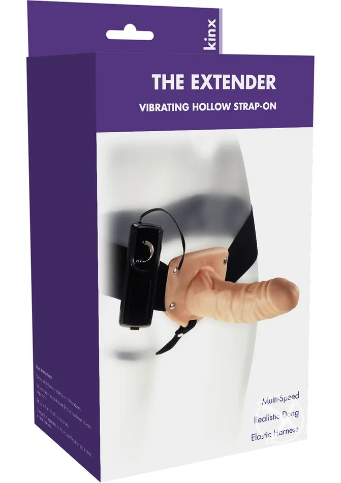 Extender Hollow Vibrating Strap On Kinx ABS Toys Female Sex Toys