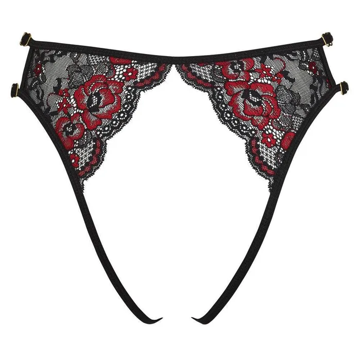 Female Sex Toys | Cottelli Collection Cottelli Adjustable Lacey Crotchless Brief