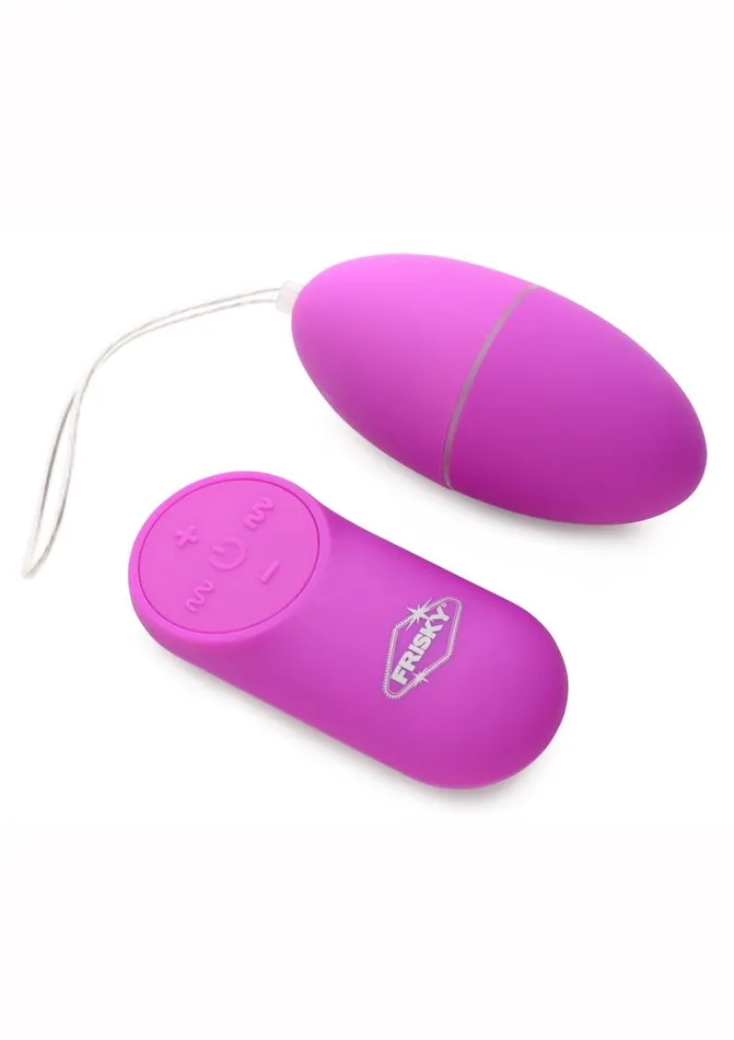 Frisky Female Sex Toys | Frisky Scrambler 28x Rechargeable Vibrating Egg with Remote Control