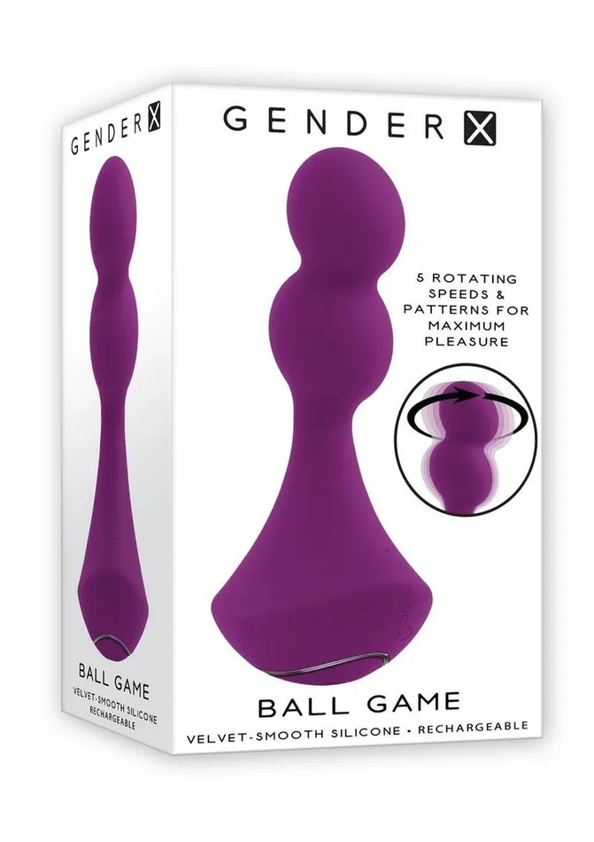 Gender X Gender X Ball Game Rechargeable Silicone Rotating Vibrator | Female Sex Toys