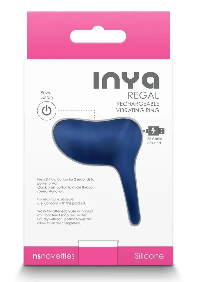 Inya Inya Regal Rechargeable Siicone Cock Ring | Male Sex Toys