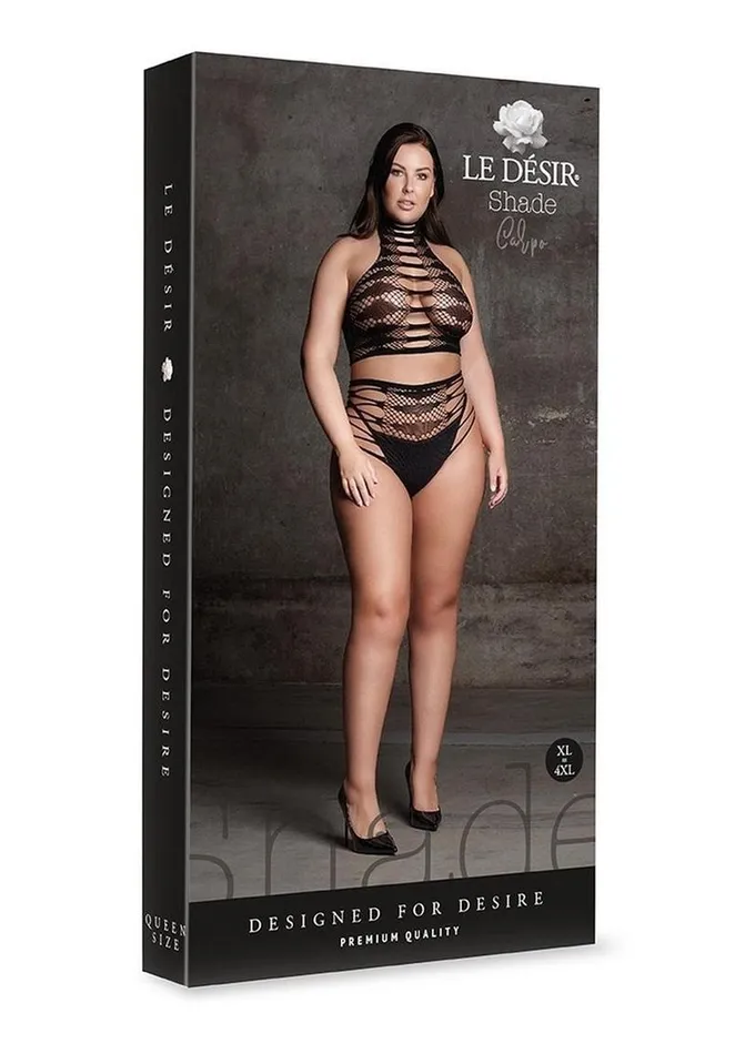 Le Desir Male Sex Toys | Le Desir Shade Carpo Xlvi Two Piece with Turtleneck, Crop Top and Pantie