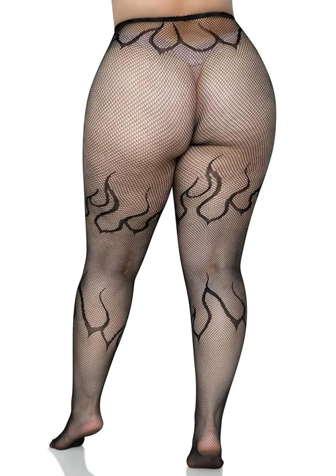 Leg Avenue Vibrators | Leg Avenue Flame Net Tights