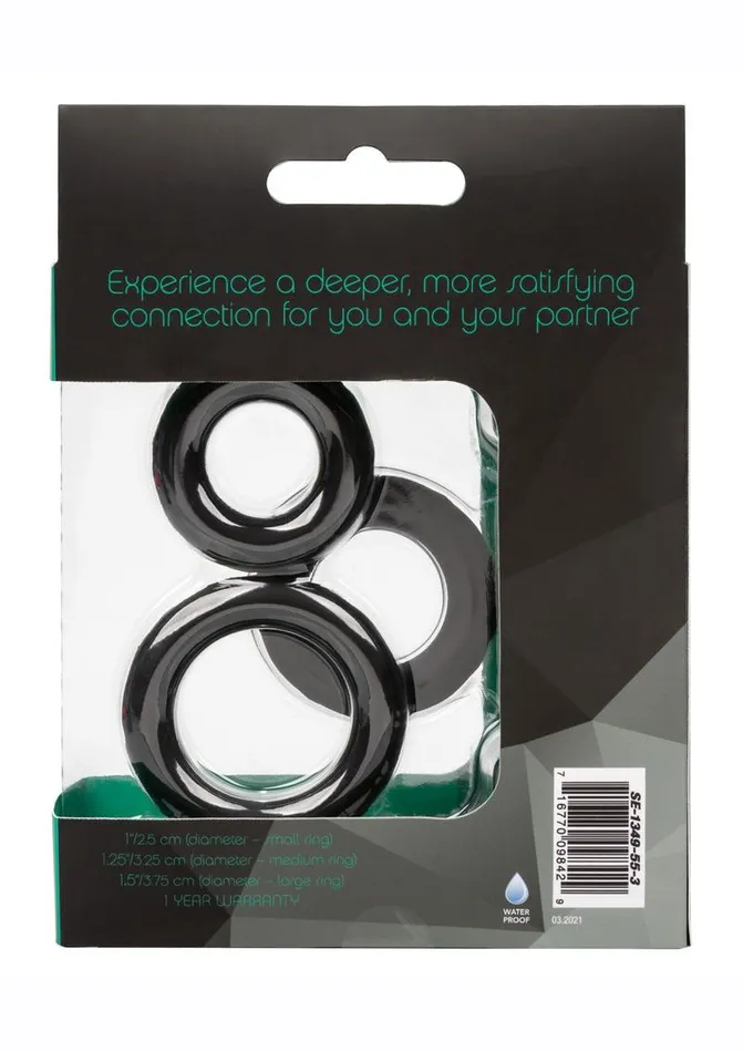 Link Up Male Sex Toys | Link Up Ultra Soft Supreme Set Silicone Cock Rings