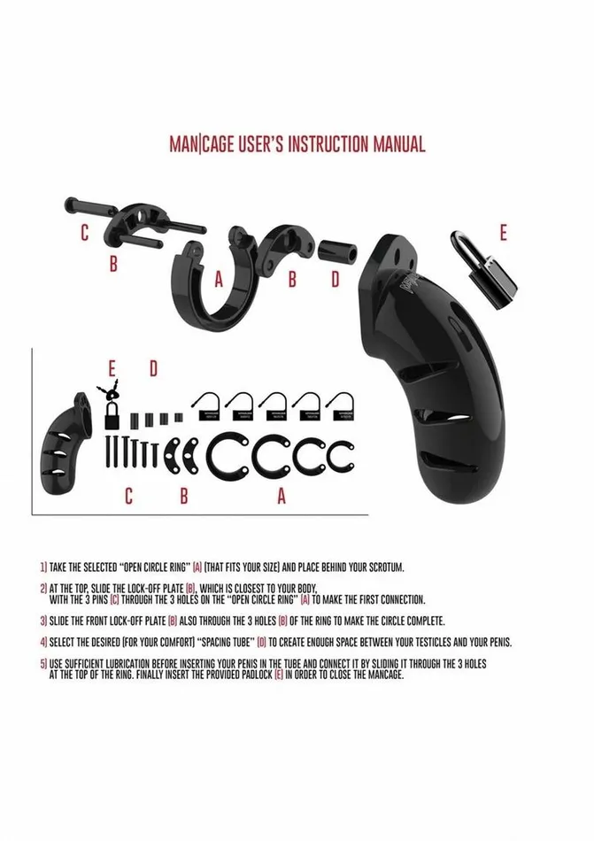 Male Sex Toys | ManCage Man Cage Model 02 Male Chastity with Lock Male Sex Toys | ManCage Man Cage Model 02 Male Chastity with Lock