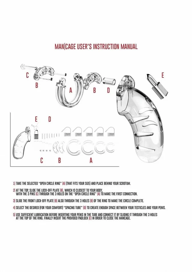 Male Sex Toys | ManCage Man Cage Model 02 Male Chastity with Lock Male Sex Toys | ManCage Man Cage Model 02 Male Chastity with Lock