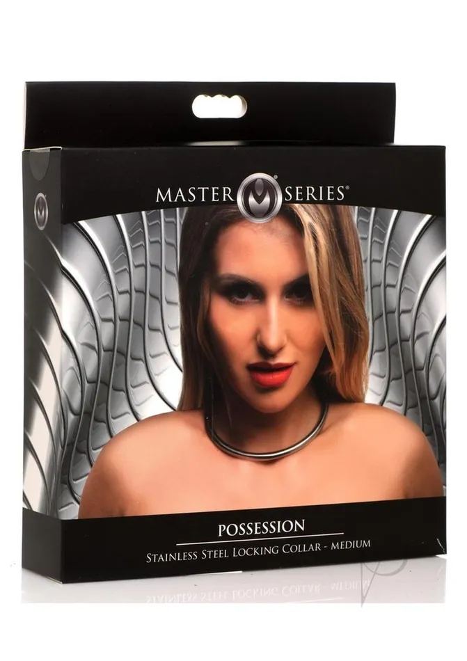 Male Sex Toys | Master Series Master Series - Possession Stainless Steel Locking Collar