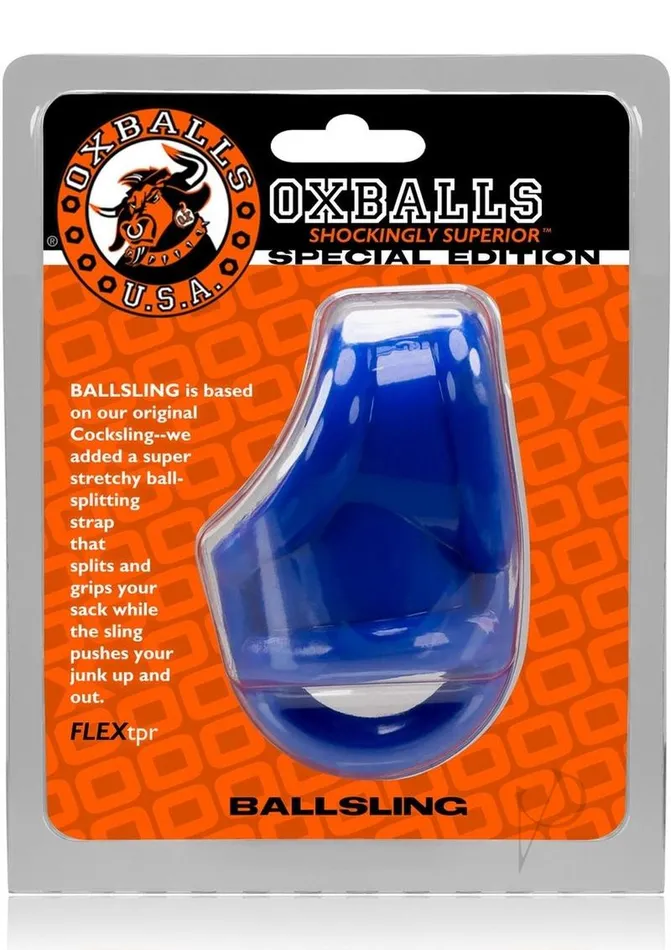 Male Sex Toys | Oxballs Ball Sling with Ball Splitter Strap - Oxballs Male Sex Toys | Oxballs Ball Sling with Ball Splitter Strap - Oxballs