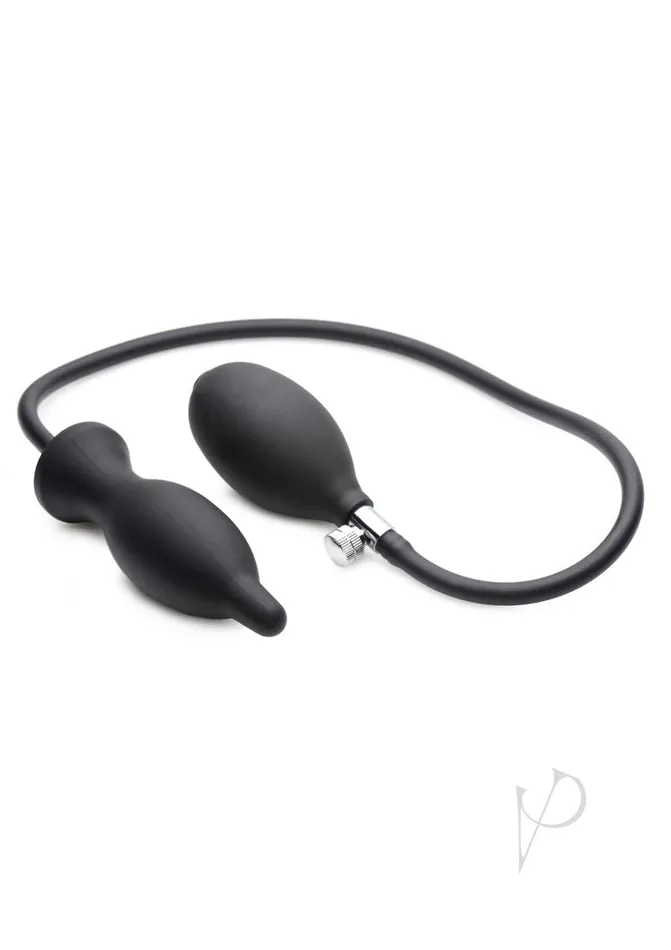 Master Series Male Sex Toys Master Series Dark Inflator Inflatable Silicone Anal Plug Master Series Male Sex Toys Master Series Dark Inflator Inflatable Silicone Anal Plug