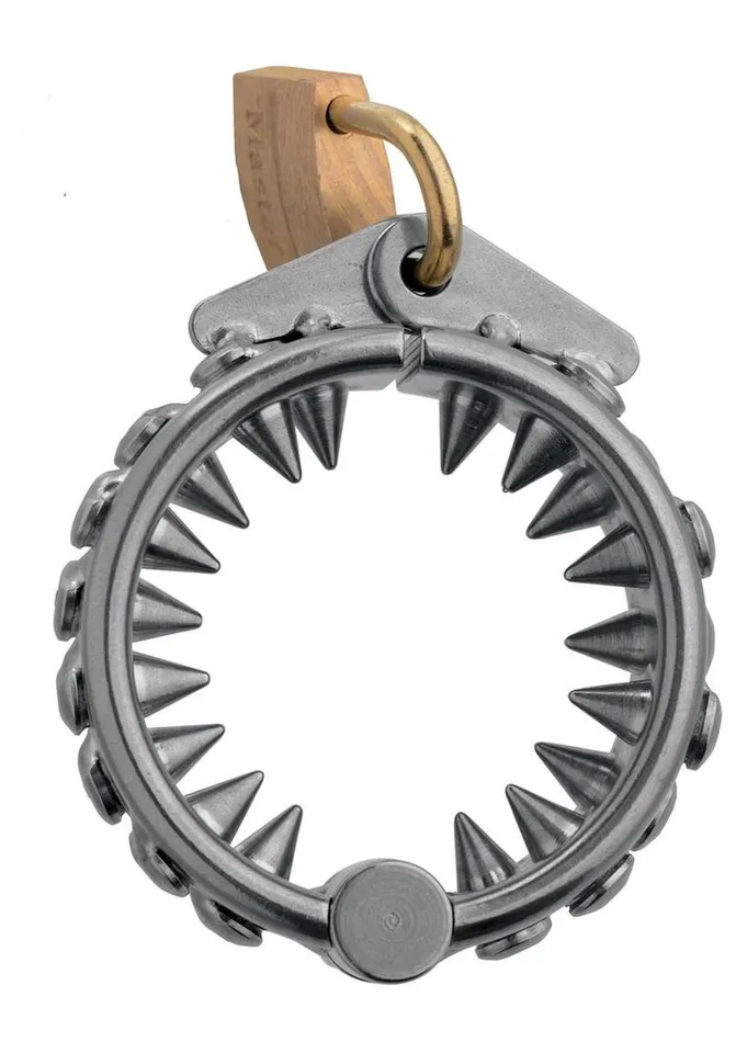 Master Series Male Sex Toys | Master Series Impaler Locking CBT Ring with Spikes