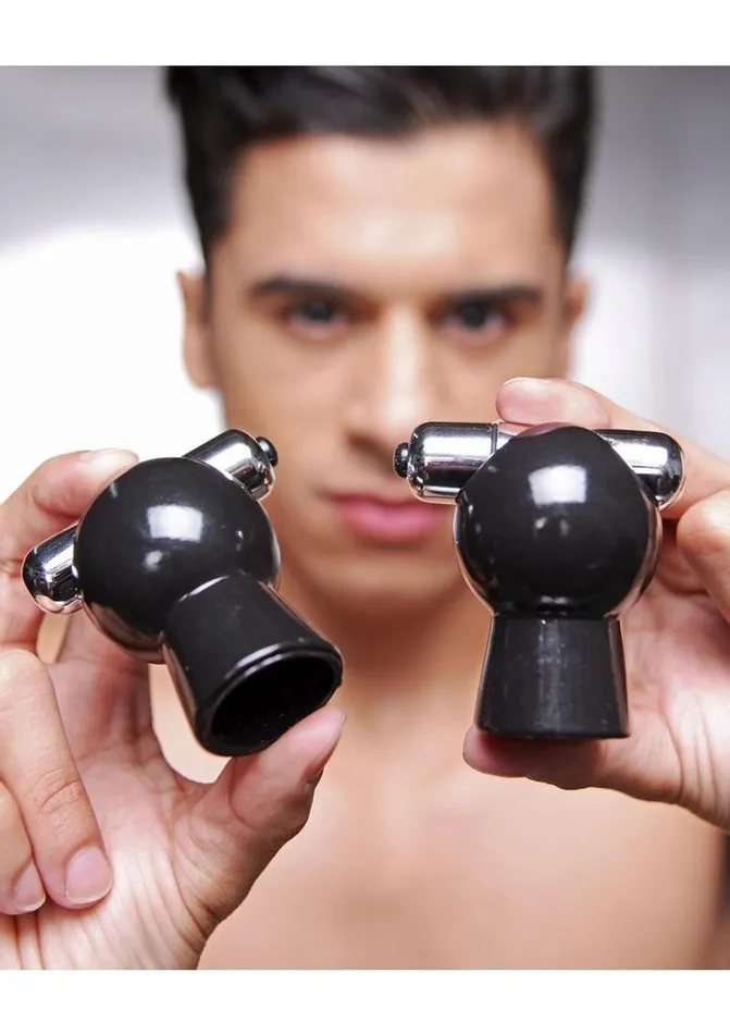Master Series Reverb Vibrating Nipple Suckers | Master Series Male Sex Toys Master Series Reverb Vibrating Nipple Suckers | Master Series Male Sex Toys