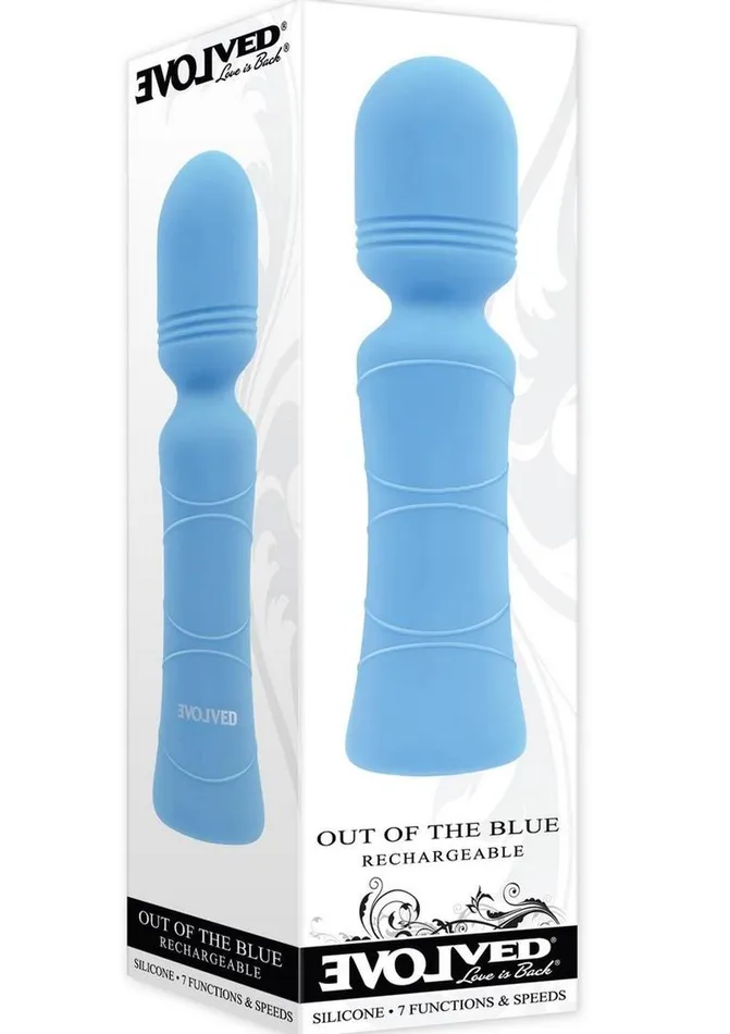 Out Of The Blue Rechargeable Silicone Wand Vibrator | Evolved Vibrators