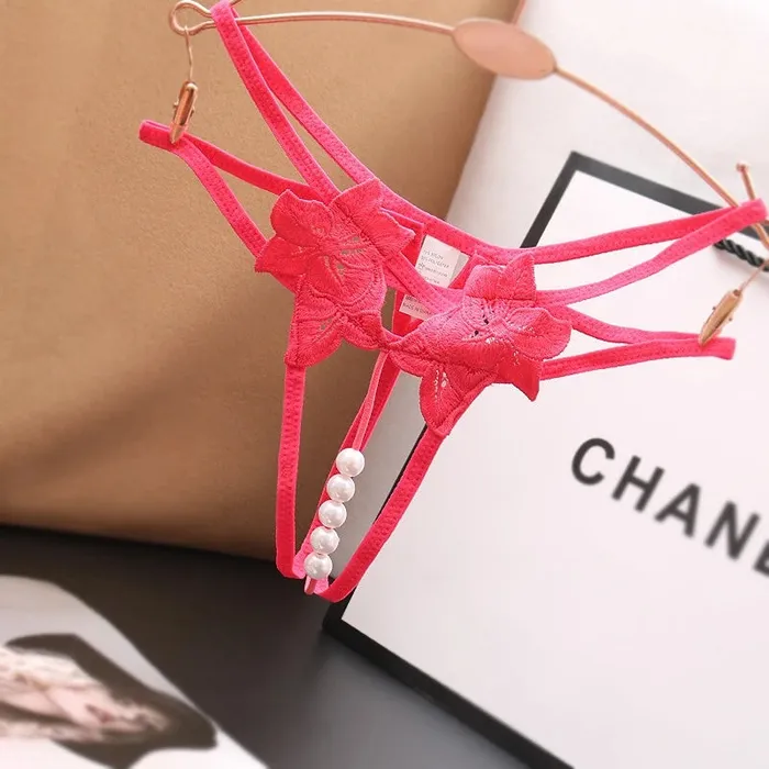 Pika's Exclusive Crotchless Beaded Lovers Thong | Pik A Pleasure Anal