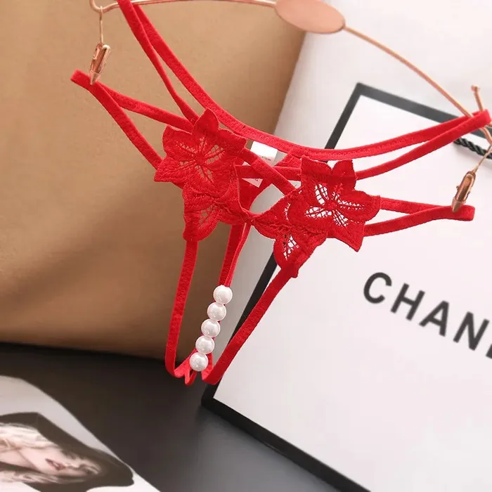 Pika's Exclusive Crotchless Beaded Lovers Thong | Pik A Pleasure Anal