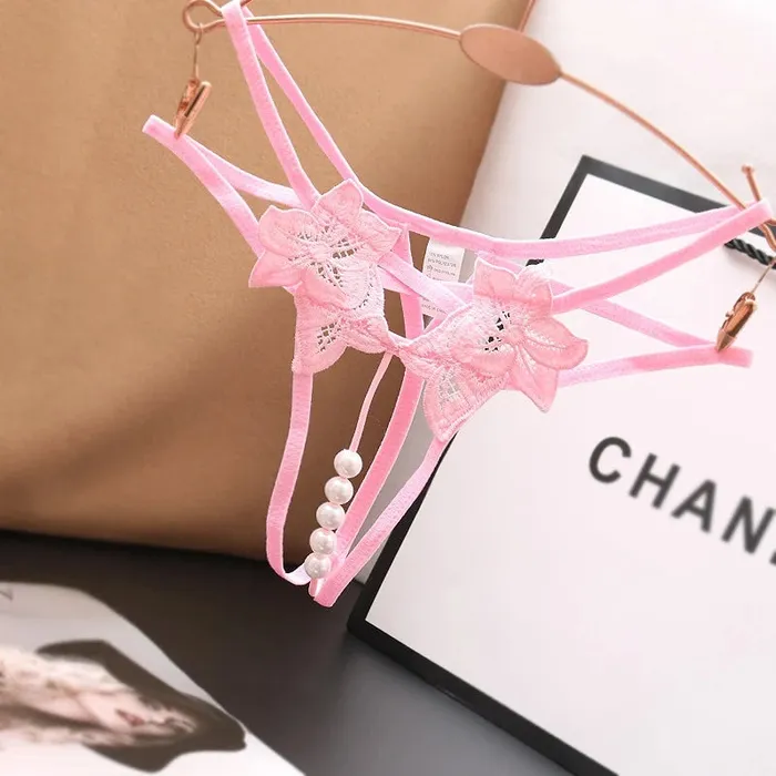 Pika's Exclusive Crotchless Beaded Lovers Thong | Pik A Pleasure Anal