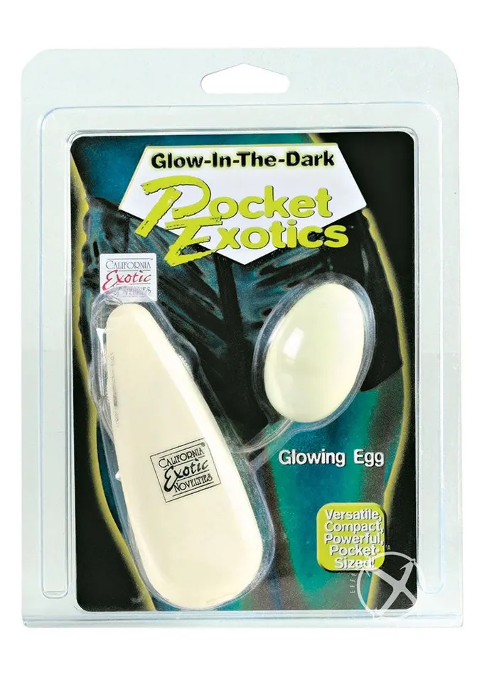 Pocket Exotic Glowing Egg California Exotic Novelties Llc Female Sex Toys