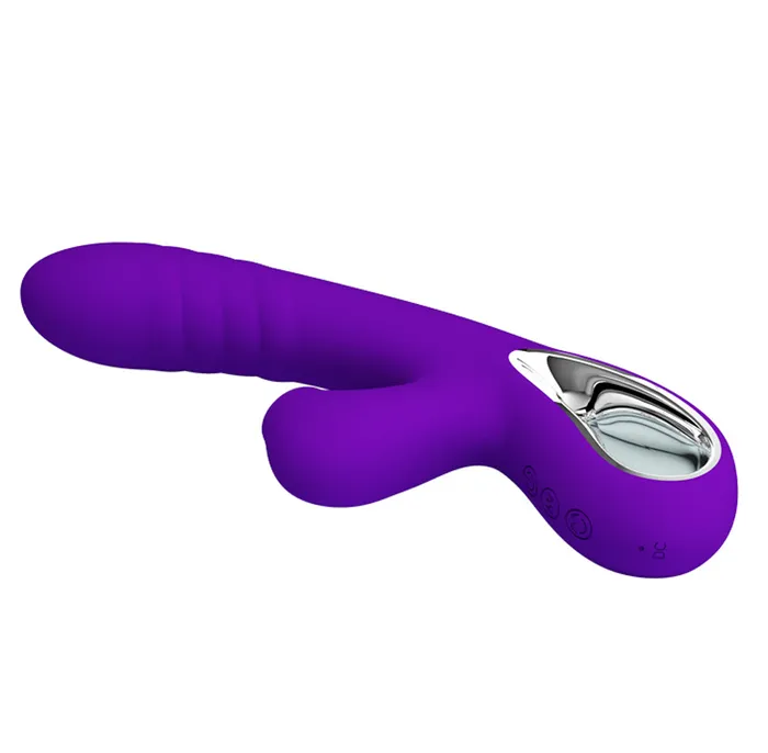 Pretty Love Pretty Love Jersey Sucking and Vibrating Rabbit -  Purple | Vibrators