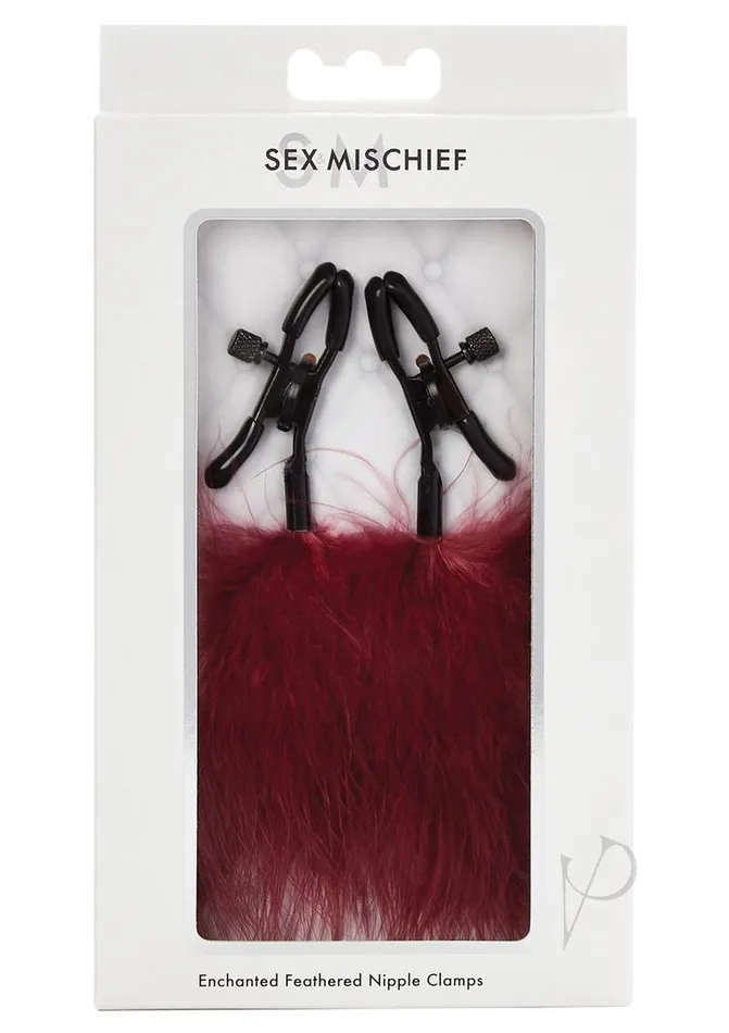 Sex and Mischief Enchanted Feather Nipple Clamps | Sex and Mischief Couples
