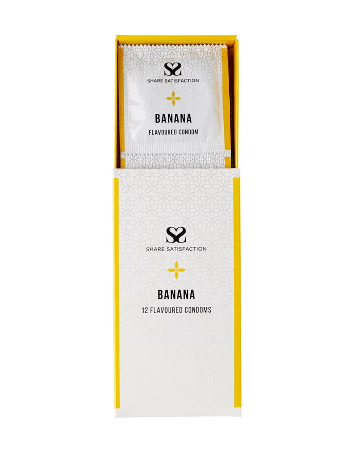 Share Satisfaction Female Sex Toys Share Satisfaction Flavoured Condoms 12 Pack