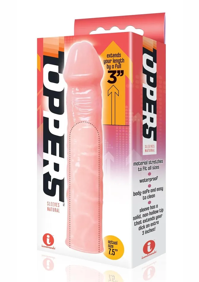 The 9's - Toppers Extender Sleeve - Adds | THE 9`S Male Sex Toys The 9's - Toppers Extender Sleeve - Adds | THE 9`S Male Sex Toys