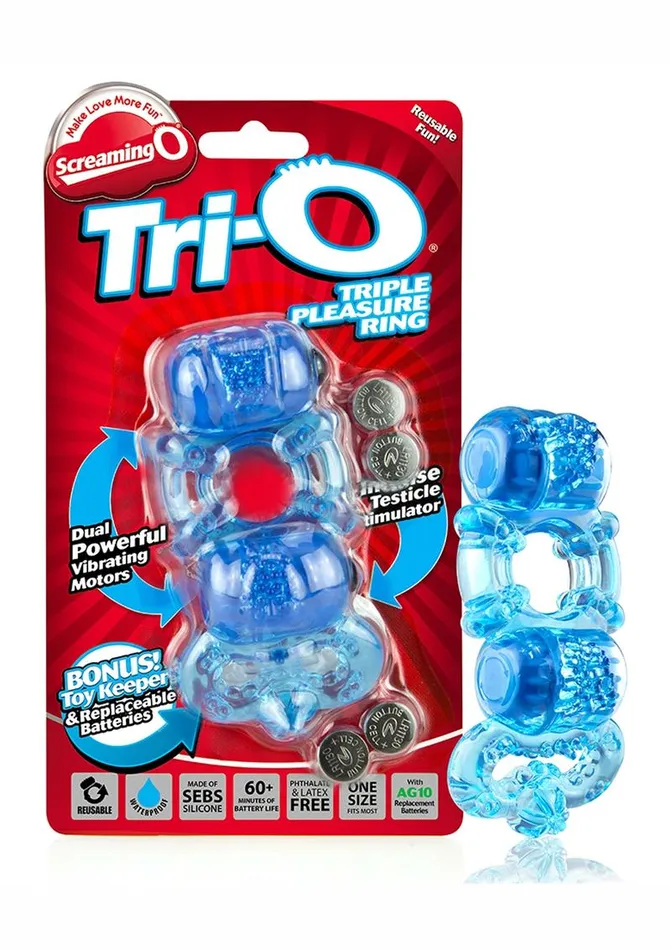 Tri-O Triple Pleasure Ring | Screaming O Male Sex Toys