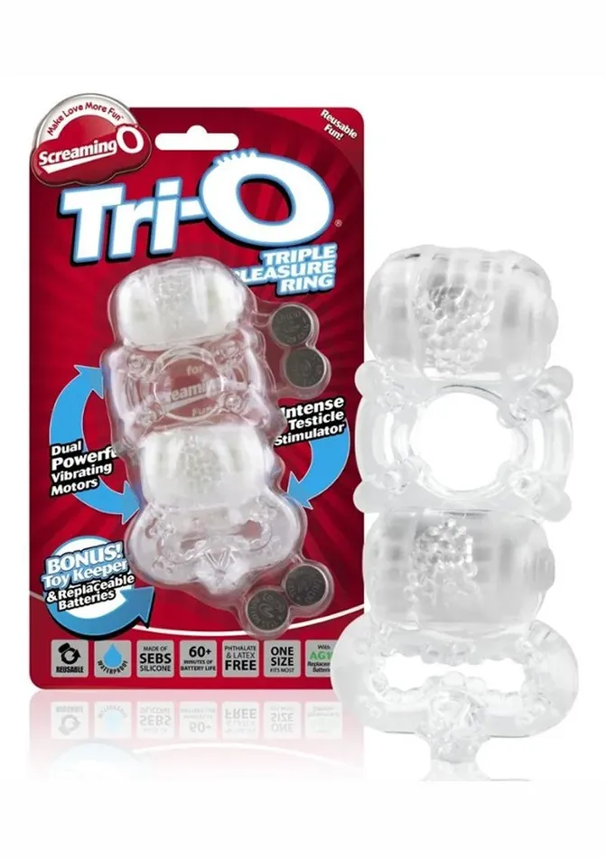 Tri-O Triple Pleasure Ring | Screaming O Male Sex Toys