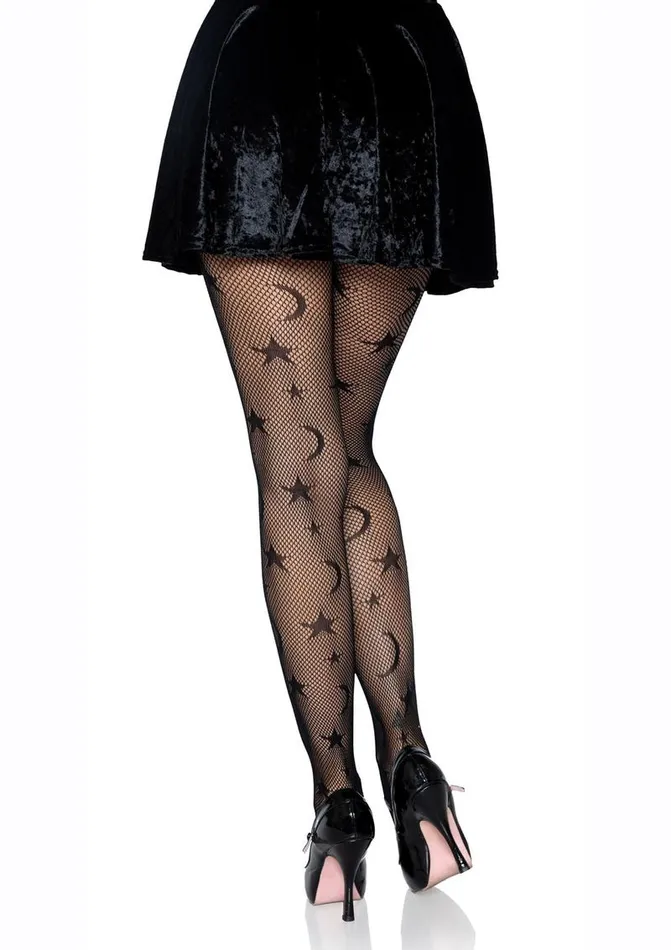Vibrators | Leg Avenue Celestial Net Tights - Leg Avenue