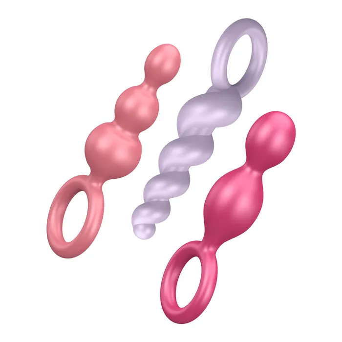 Vibrators | Satisfyer Satisfyer Plugs Colored 3 Piece Set