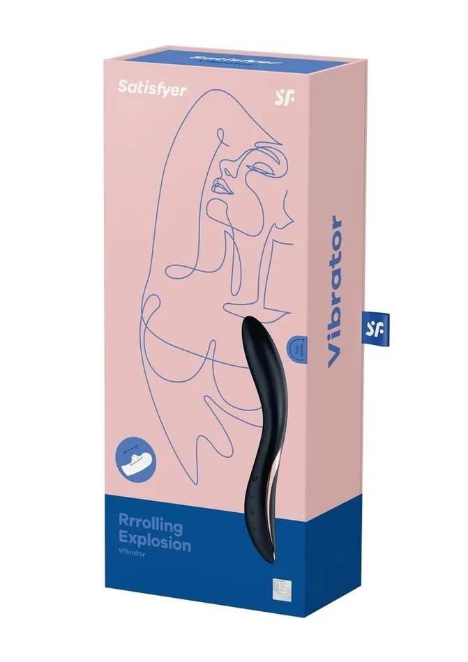Vibrators | Satisfyer Satisfyer Rrrolling Explosion Rechargeable Silicone Vibrator