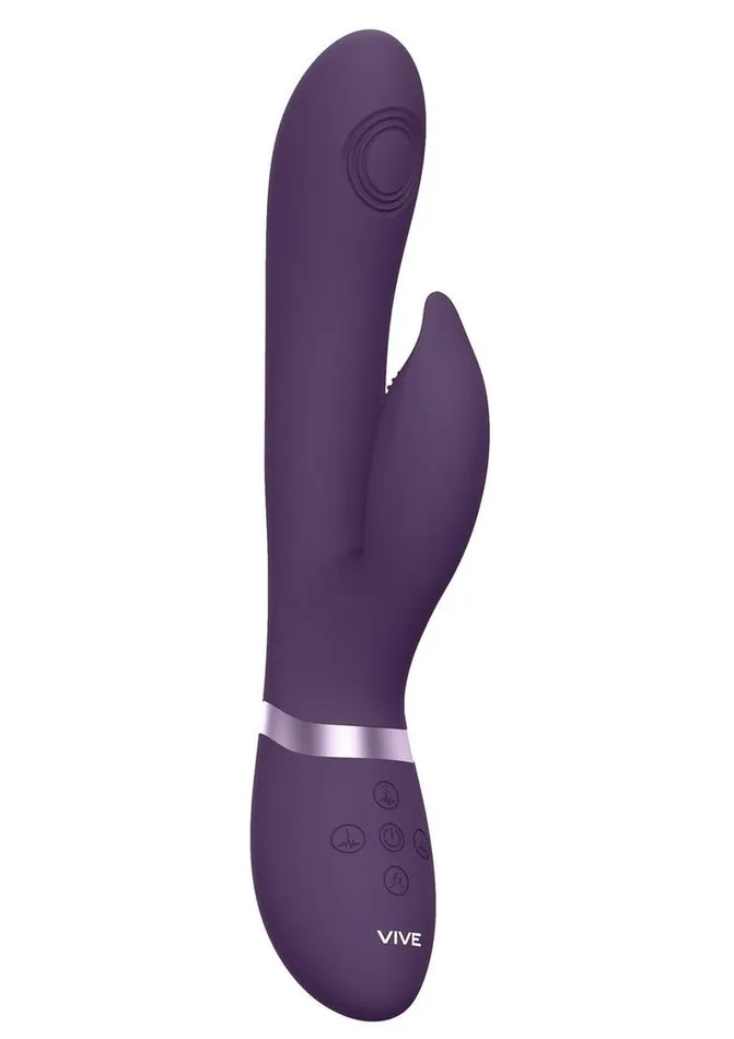 Vibrators | Vive by Shots Vive Aimi Rechargeable Silicone Pulse Wave and Vibrating G-Spot Rabbit