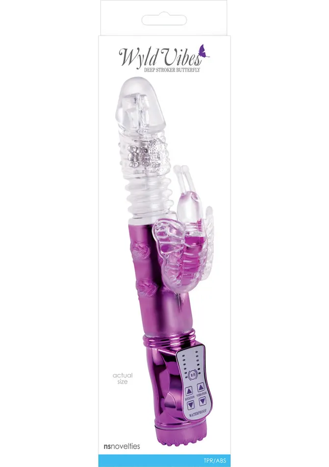 Vibrators | Wyld Vibes Wyld Vibes Deep Stroker Butterfly Rabbit Vibrator Vibrators | Wyld Vibes Wyld Vibes Deep Stroker Butterfly Rabbit Vibrator