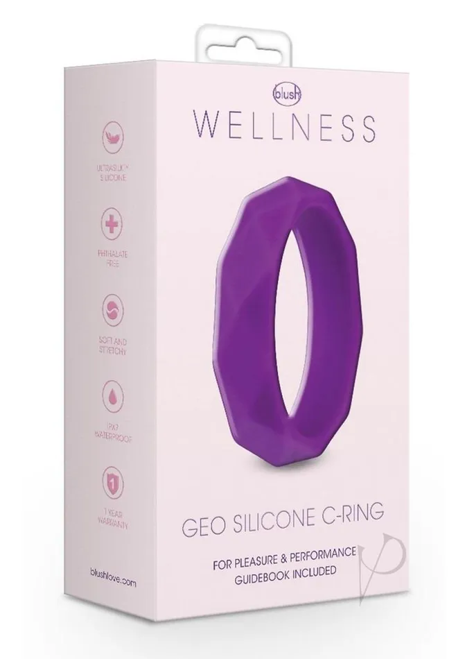 Wellness Wellness Geo Silicone Cock Ring | Male Sex Toys