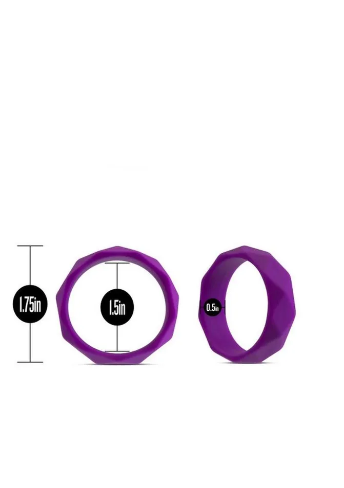 Wellness Wellness Geo Silicone Cock Ring | Male Sex Toys