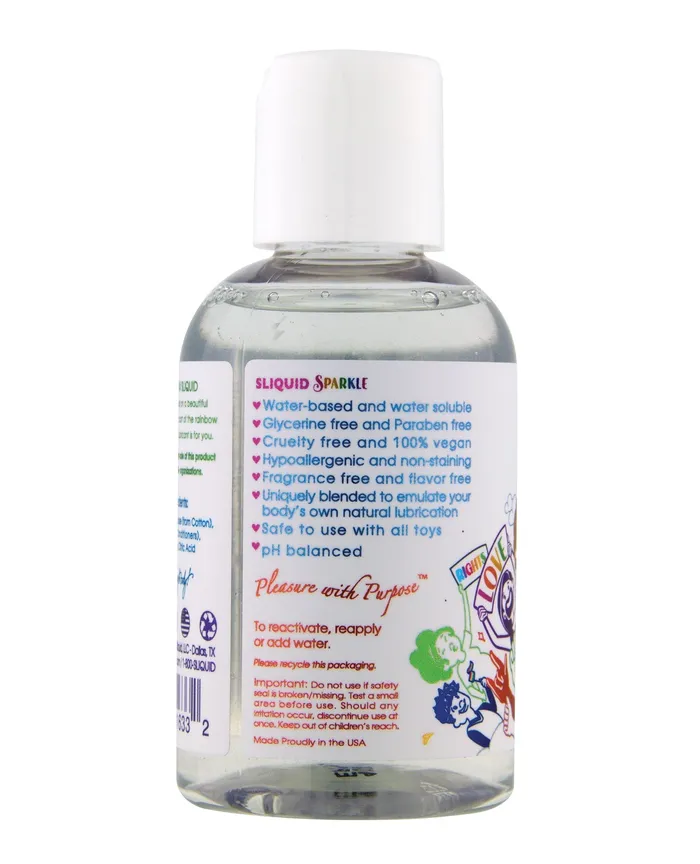 Female Sex Toys | Sliquid Naturals Sparkle Pride Water Based Lube - 4.2 oz - Sliquid Female Sex Toys | Sliquid Naturals Sparkle Pride Water Based Lube - 4.2 oz - Sliquid