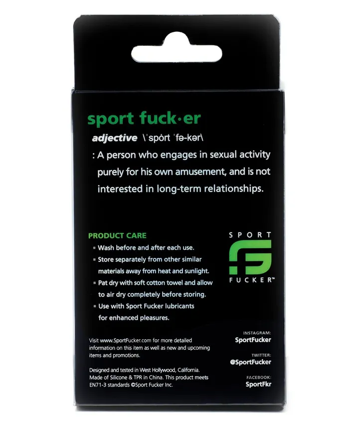 Sport Fucker Anal | Sport Fucker Cum Stopper - Black